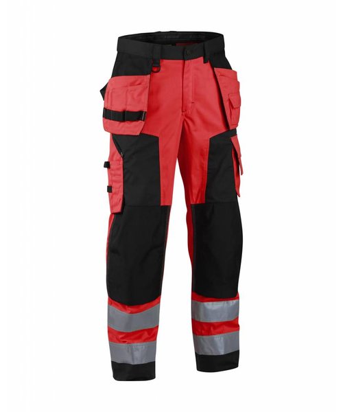 Blaklader - Blåkläder High Vis Bundhose Kl. 2 : High Vis Rot/Schwarz - 156818115599