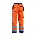 Blaklader - Blåkläder High Vis Bundhose Kl. 2 : Orange/Marineblau - 156818115389