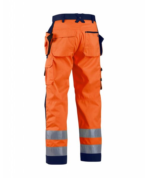 Blaklader - Blåkläder High Vis Bundhose Kl. 2 : Orange/Marineblau - 156818115389