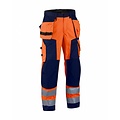 Blaklader - Blåkläder High Vis Bundhose Kl. 2 : Orange/Marineblau - 156818115389