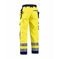 Blaklader - Blåkläder Highvisibility craftsman trouser Yellow/navy blue