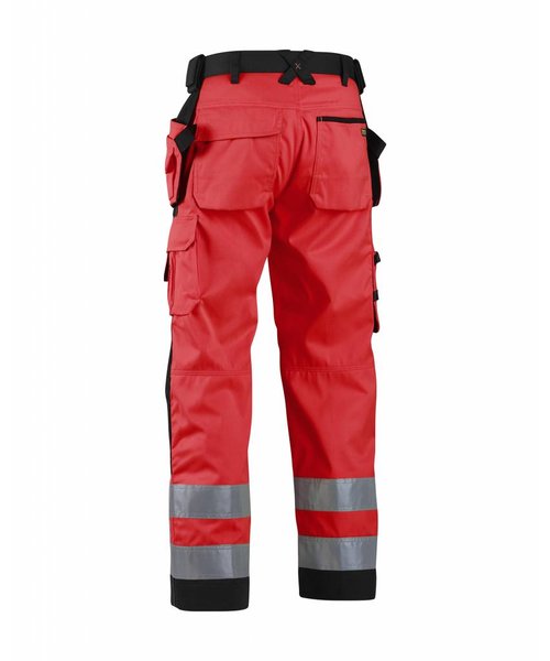 Blaklader - Blåkläder Bundhose Winter Softshell Kl. 2 : High Vis Rot/Schwarz - 156725175599