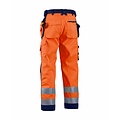 Blaklader - Blåkläder Bundhose Winter Softshell Kl. 2 : Orange/Marineblau - 156725175389