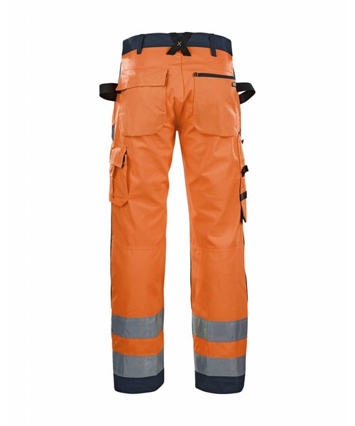 Blaklader - Blåkläder Varselmidjebyxa utan spikfickor klass 2 : Orange/Marineblau - 156618115389