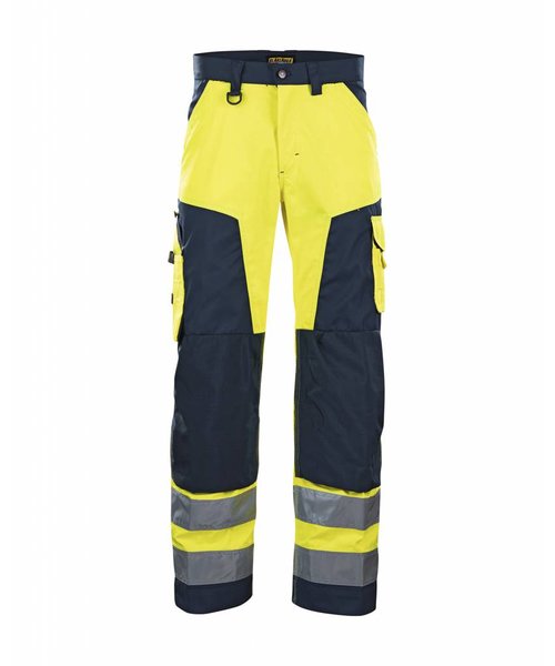 Blaklader - Blåkläder Werkbroek High vis klasse 2 : Geel/Marineblauw - 156618113389