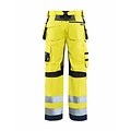 Blaklader - Blåkläder Pantalon Haute-Visibilité Aéré : Jaune/Marine - 156518113389