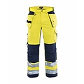 Blaklader - Blåkläder Werkbroek High vis met ventilatie : Geel/Marineblauw - 156518113389