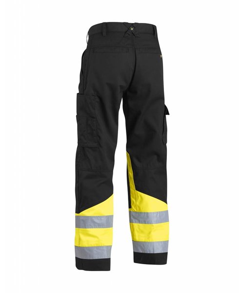 Blaklader - Blåkläder Werkbroek High vis, klasse 1 : Zwart/Geel - 156418119933