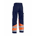 Blaklader - Blåkläder Pantalon Haute Visibilité : Marine/Orange - 156418118953