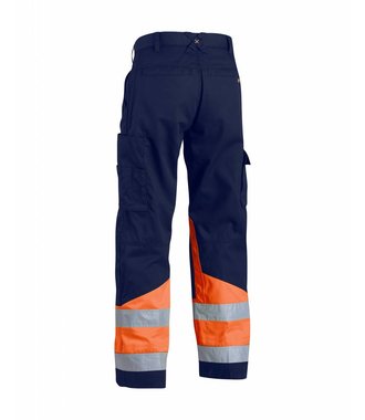 High Vis Bundhose Kl. 1 : Marinblau/Orange - 156418118953