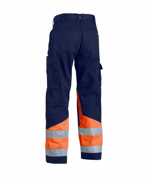 Blaklader - Blåkläder High Vis Bundhose Kl. 1 : Marinblau/Orange - 156418118953