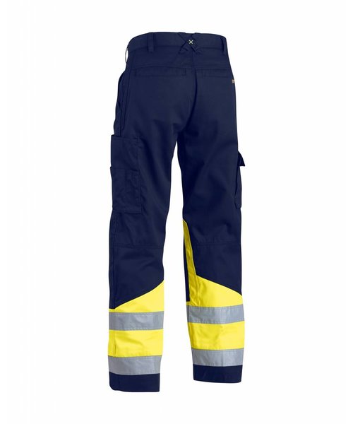 Blaklader - Blåkläder Werkbroek High vis, klasse 1 : Marineblauw/Geel - 156418118933