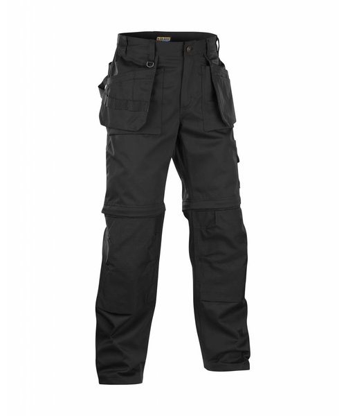 Blaklader - Blåkläder Werkbroek Zip Off : Zwart - 153818609900