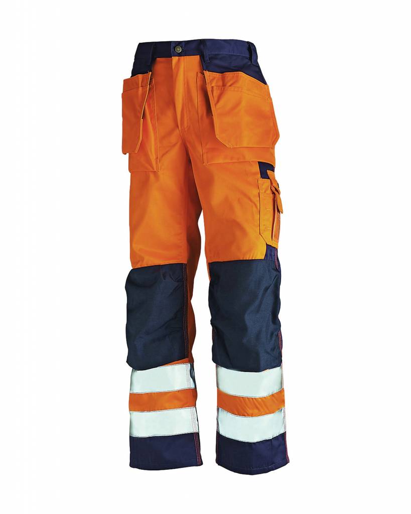 P68-EVO251-S | PULSAR Orange Hi Vis Work Trousers | RS