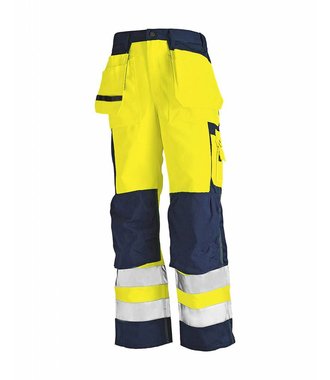 Pantalon Artisan Haute-Visibilité : Jaune/Marine - 153318603389