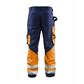 Blaklader - Blåkläder Bundhose High Vis Kl.1 : Marinblau/Orange - 152918608953