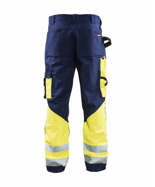 Blaklader - Blåkläder Bundhose High Vis Kl.1 : Marineblau/Gelb - 152918608933