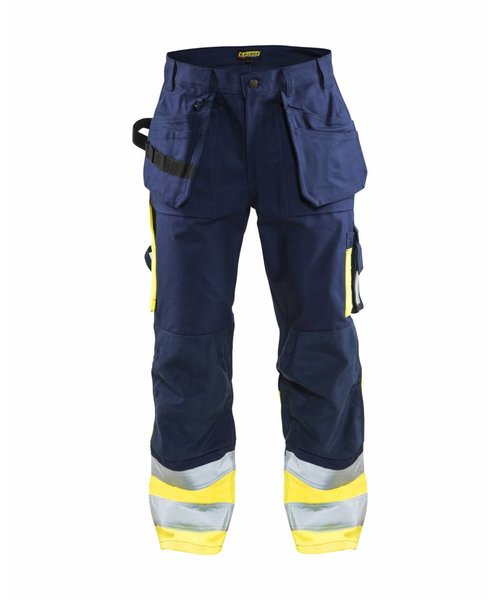 Blaklader - Blåkläder High visibility Trousers Navy blue/Yellow