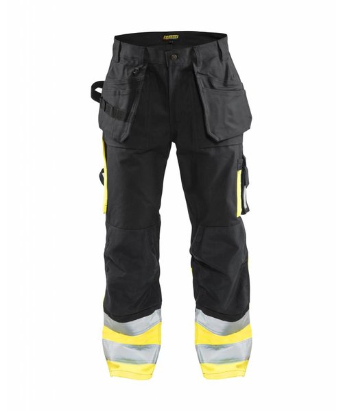 Blaklader - Blåkläder Bundhose High Vis Kl.1 : Schwarz/Gelb - 152913709933