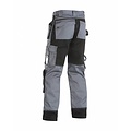 Blaklader - Blåkläder Pantalon artisan+ bicolore poches libres : Gris/Noir - 150418609499