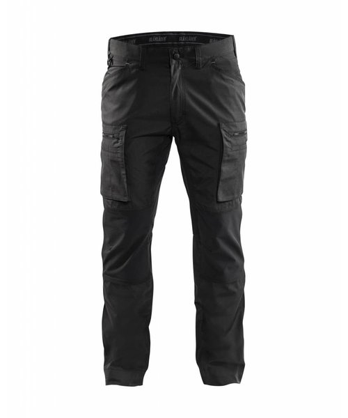 Blaklader - Blåkläder Pantalon Service avec panneaux Stretch : Noir - 145918459900