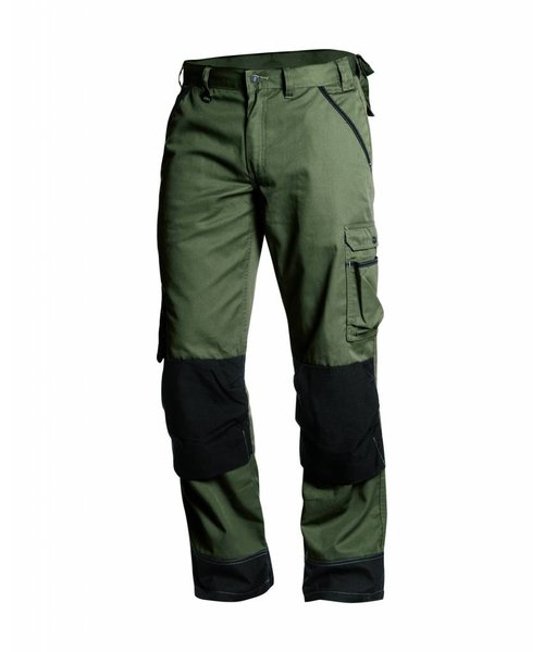 Blaklader - Blåkläder Garden Werkbroek : Army Groen/Zwart - 145418354699