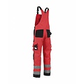 Blaklader - Blåkläder Bretelbroek High vis : Rood/Zwart - 266018045599