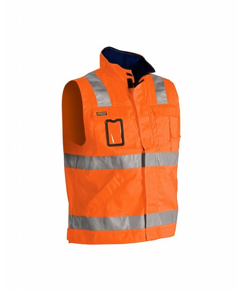 Blaklader - Blåkläder Gilet sans manches HV : Orange/Marine - 850518045389