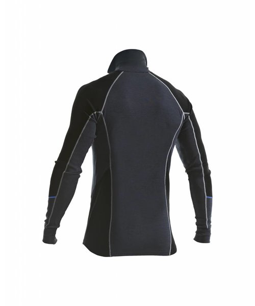 Blaklader - Blåkläder WARM 100% MERINO Zip-neck : Grey/Black - 489917329699
