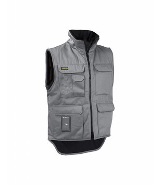 Gilet Sans Manches hiver doublé polaire : Gris - 380119009400