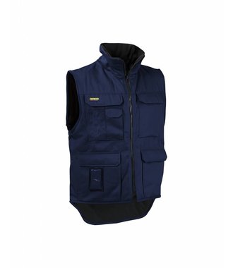 Gilet Sans Manches hiver doublé polaire : Marine - 380119008900