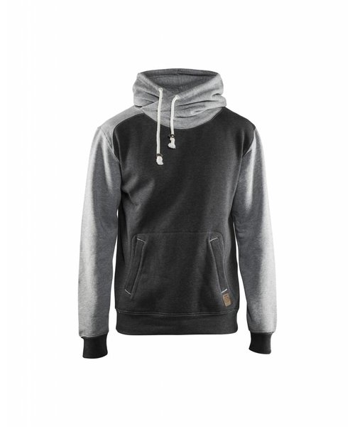 Blaklader - Blåkläder Hooded Sweatshirt Limited : Zwart/Grijs - 339911579990