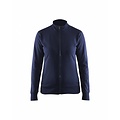 Blaklader - Blåkläder Sweatshirt with full zip woman : Marineblau - 337211588900