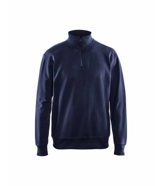 Sweatshirt half zip : Marineblau - 336911588900