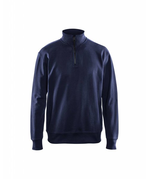 Blaklader - Blåkläder Sweatshirt half zip : Marineblau - 336911588900