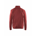 Blaklader - Blåkläder Sweat-shirt col camionneur : Rouge - 336911585600