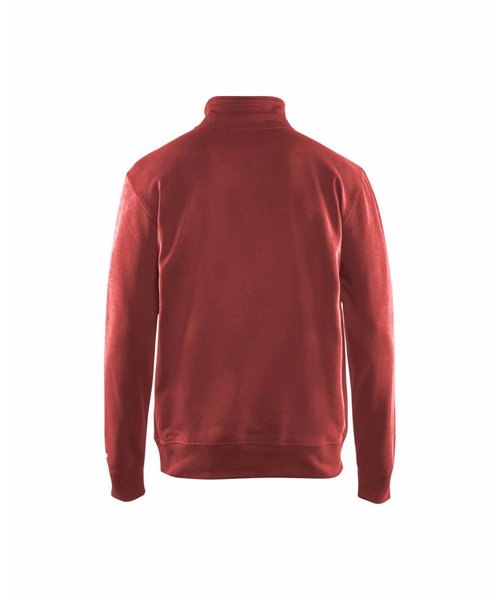 Blaklader - Blåkläder Sweat-shirt col camionneur : Rouge - 336911585600