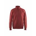 Blaklader - Blåkläder Sweat-shirt col camionneur : Rouge - 336911585600