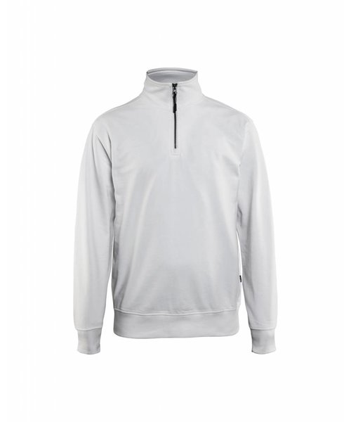 Blaklader - Blåkläder Sweat-shirt col camionneur : Blanc - 336911581000