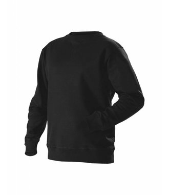 Sweatshirt Jersey (1/2 Rits) : Zwart - 336510489900