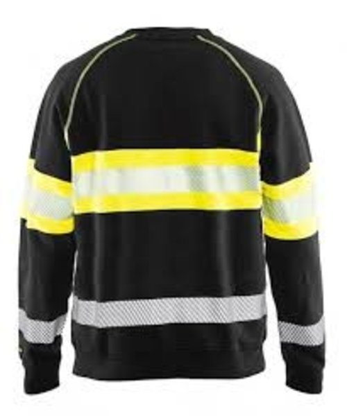 Blaklader - Blåkläder High vis sweatshirt klasse 1 : Zwart/Geel - 335911589933