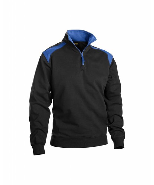 Blaklader - Blåkläder Half-zip 2-tone : Black/Cornflower blue - 335311589985