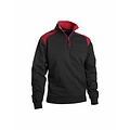 Blaklader - Blåkläder Half-zip 2-tone  : Schwarz/Rot - 335311589956