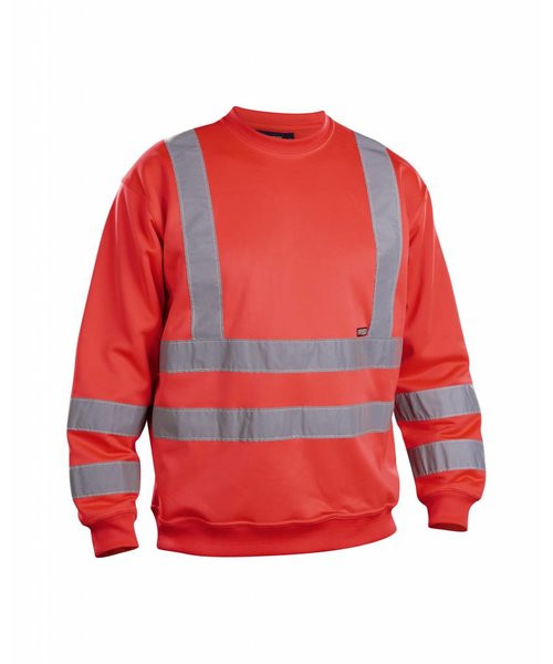 Blaklader - Blåkläder Sweatshirt Haute-Visibilité : Rouge highviz - 334119745500