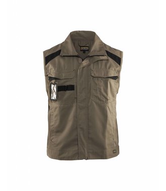 Arbeitsweste Industrie : Khaki/Schwarz - 316418002499