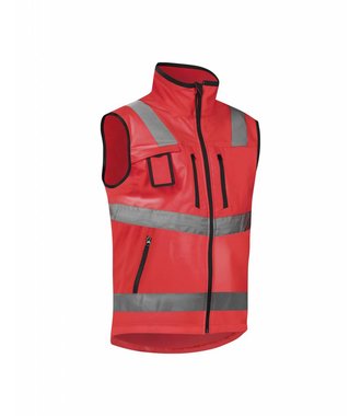 Hi-vis softshell vest : High Vis Rot - 304925175500