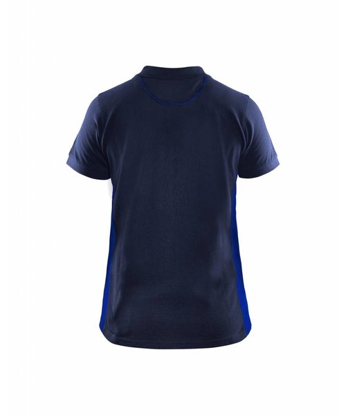 Blaklader - Blåkläder Poloshirt Dames : Marineblauw/Korenblauw - 339010508985