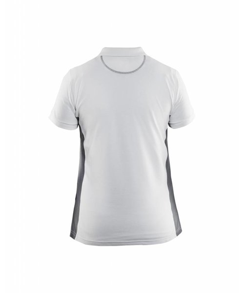 Blaklader - Blåkläder Poloshirt Dames : Wit/Grijs - 339010501094