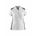 Blaklader - Blåkläder Poloshirt Dames : Wit/Grijs - 339010501094
