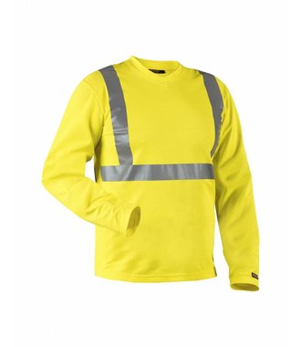 T-shirt lange mouw High vis : Geel - 338310113300